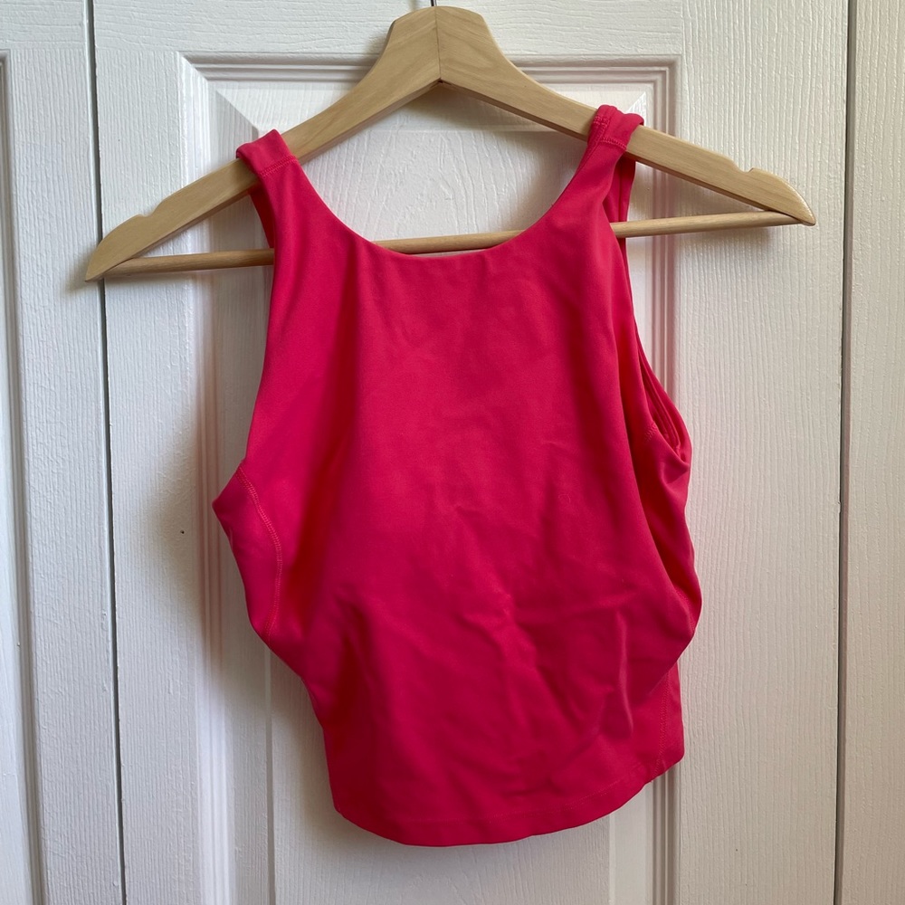 Lululemon Align High Neck Tank Sz 6 in Lip Gloss